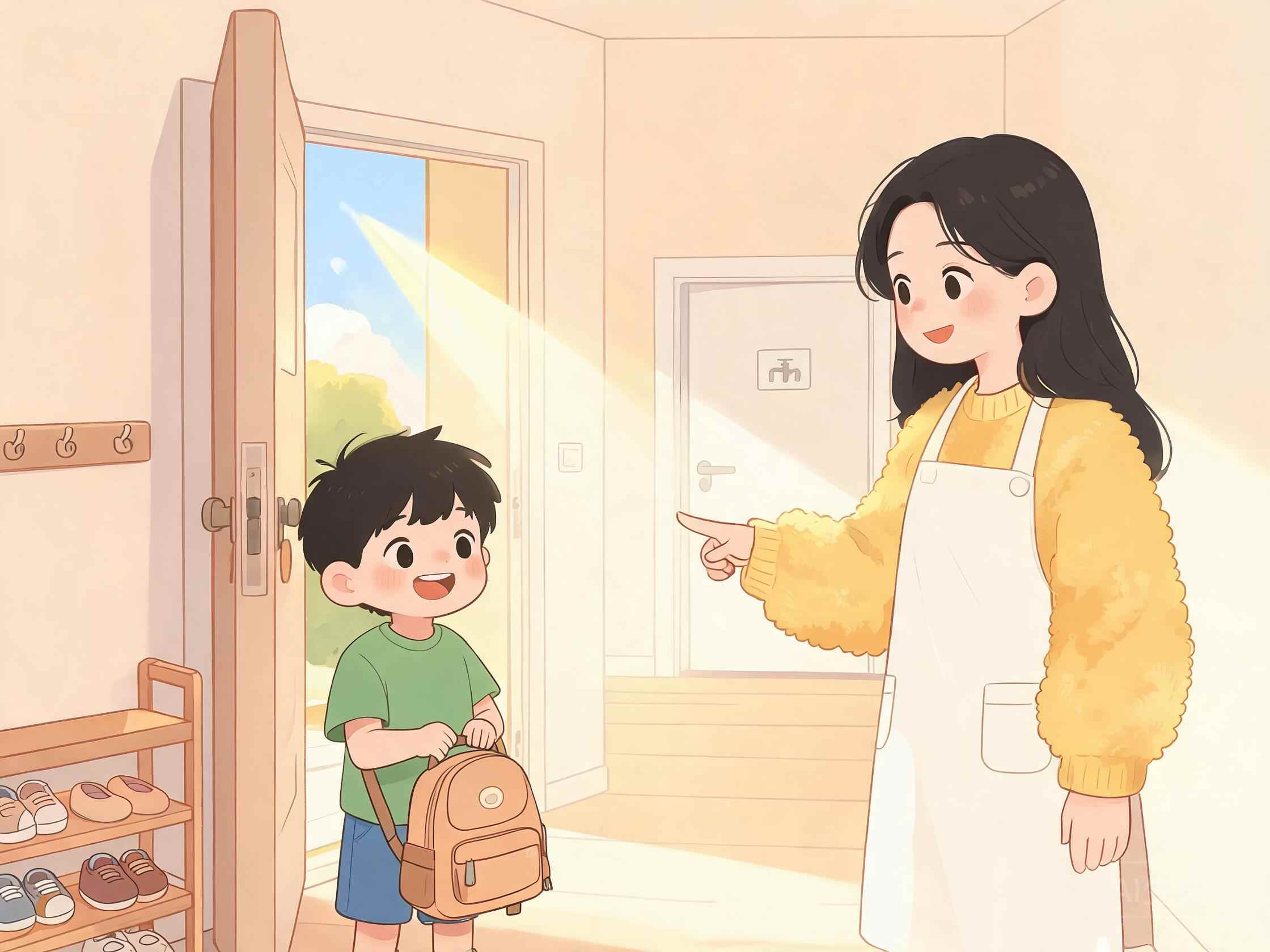 回到家先洗手