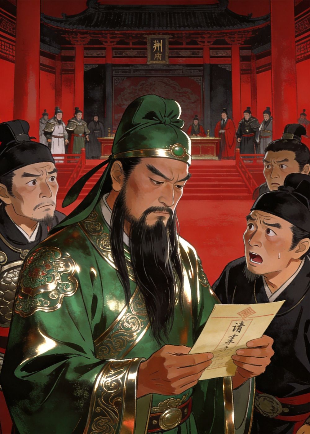 部将们都劝关羽：此去恐怕是鸿门宴，凶多吉少啊！