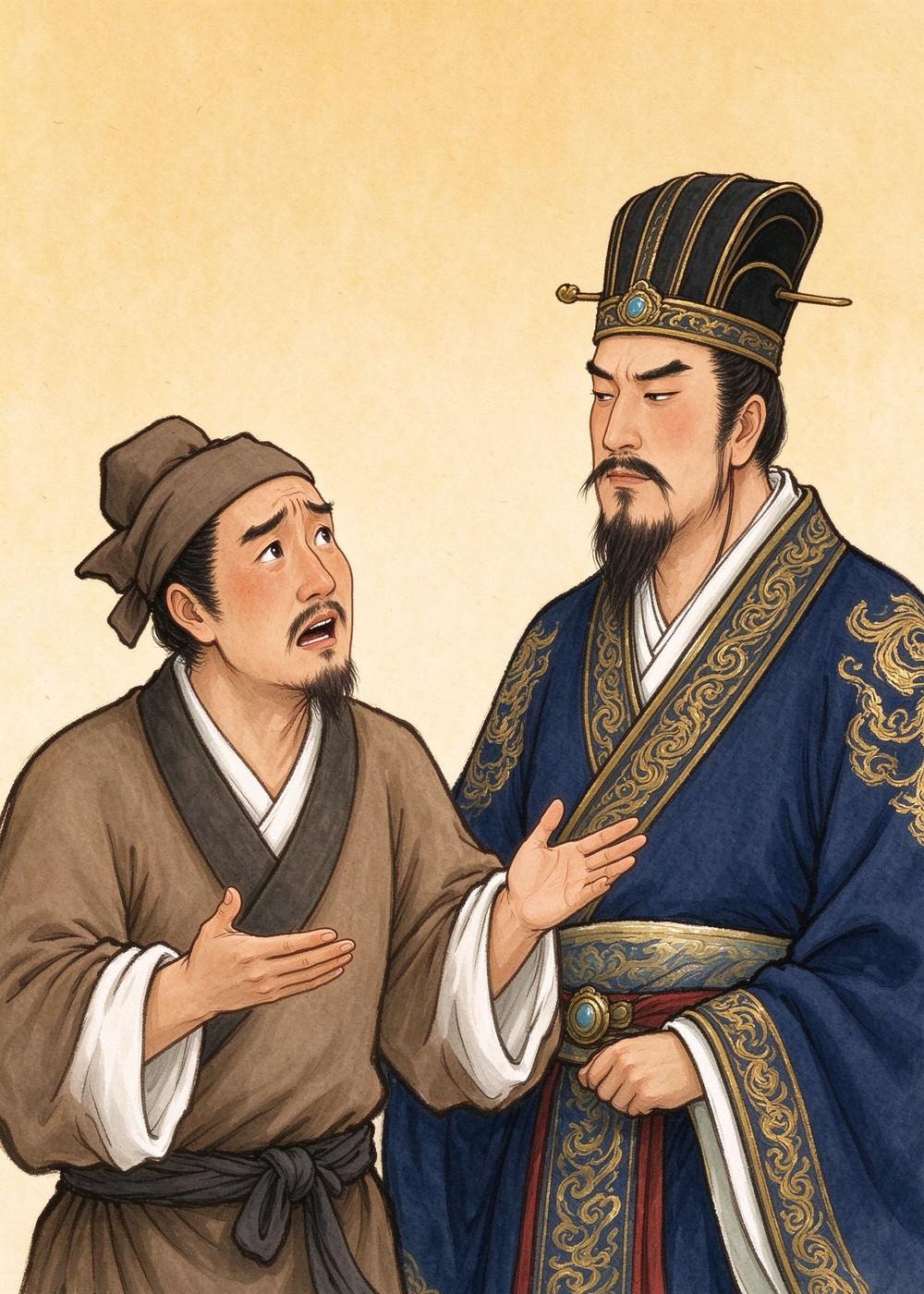 季梁说:"钱再多,走的路不对,也到不了呀!"