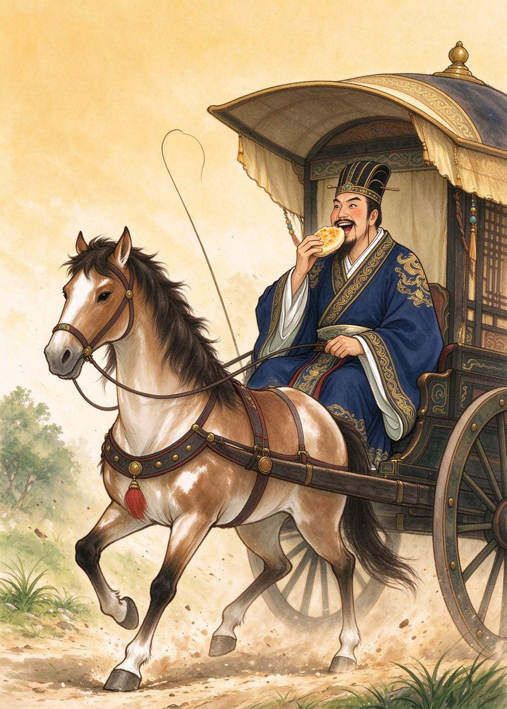 朋友还不知道,他以为自己很快就能到。