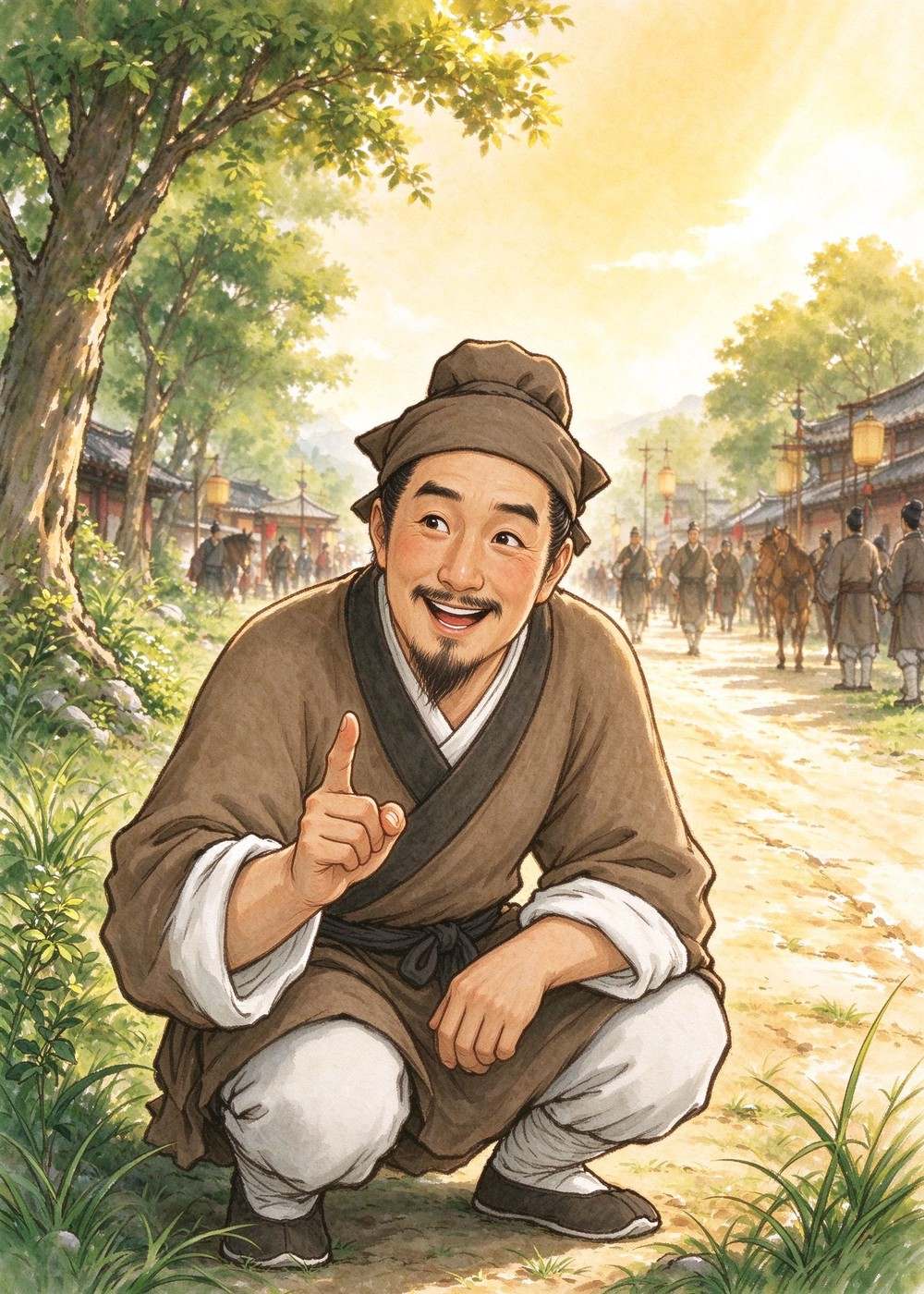 小朋友,做事情之前,可要看清方向哦!
