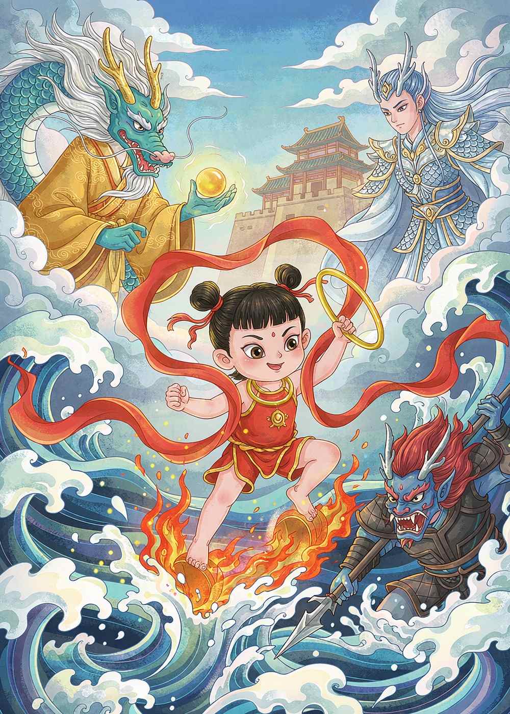 哪吒闹海