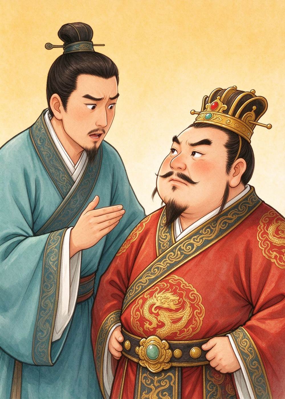 使者说："汉朝有几十个郡，夜郎国还不如汉朝的一个郡大呢！"