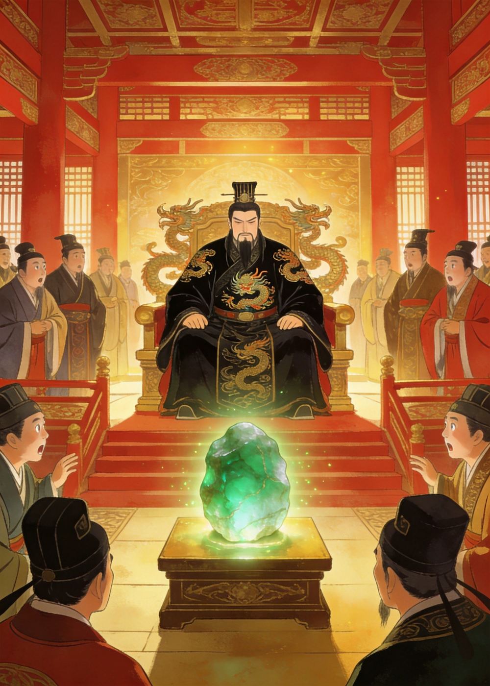很久很久以前，赵国得到了一件稀世宝玉，叫做和氏璧。