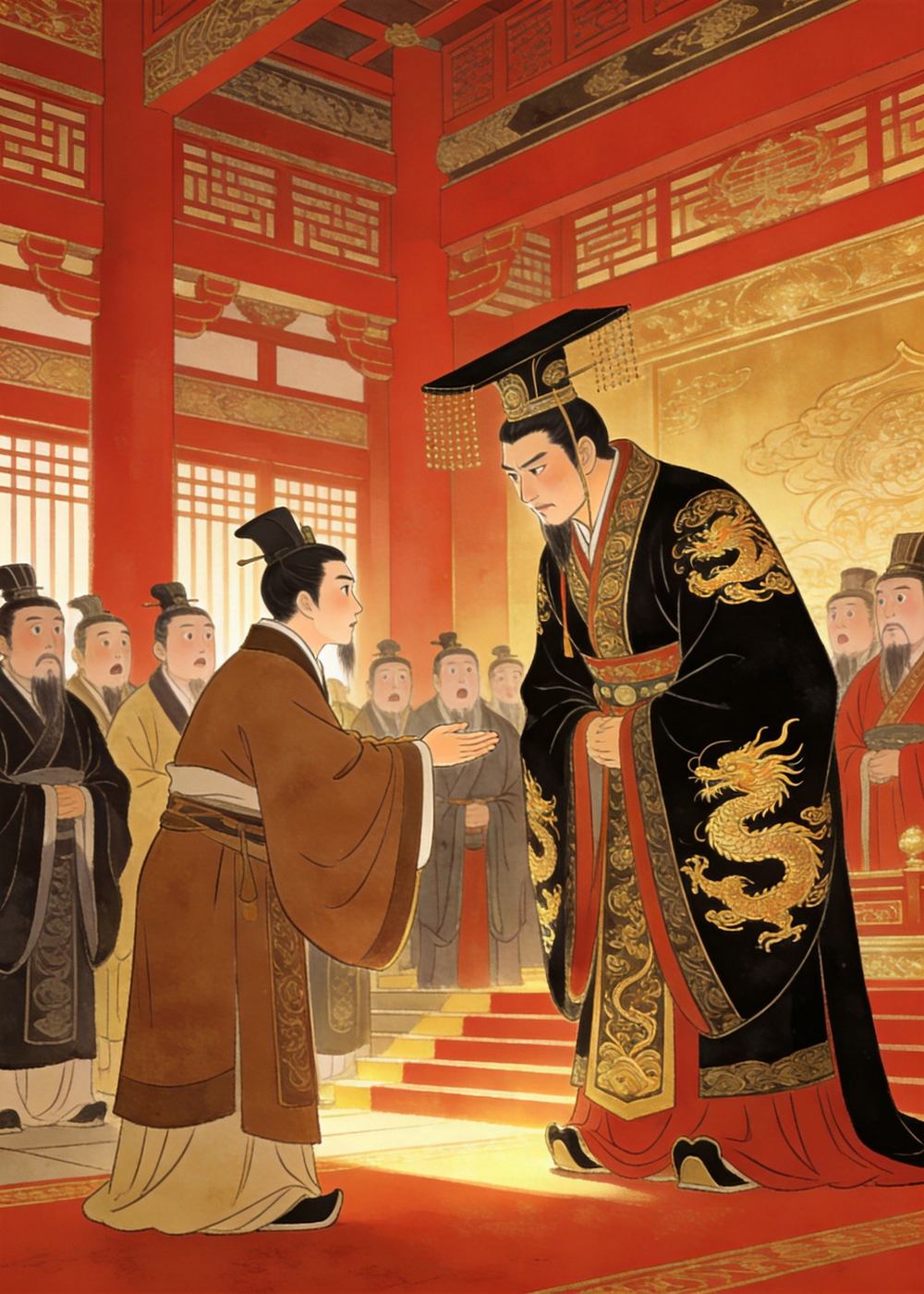 他说：我已把璧送回了赵国。您若真想要，先拿十五座城来换。