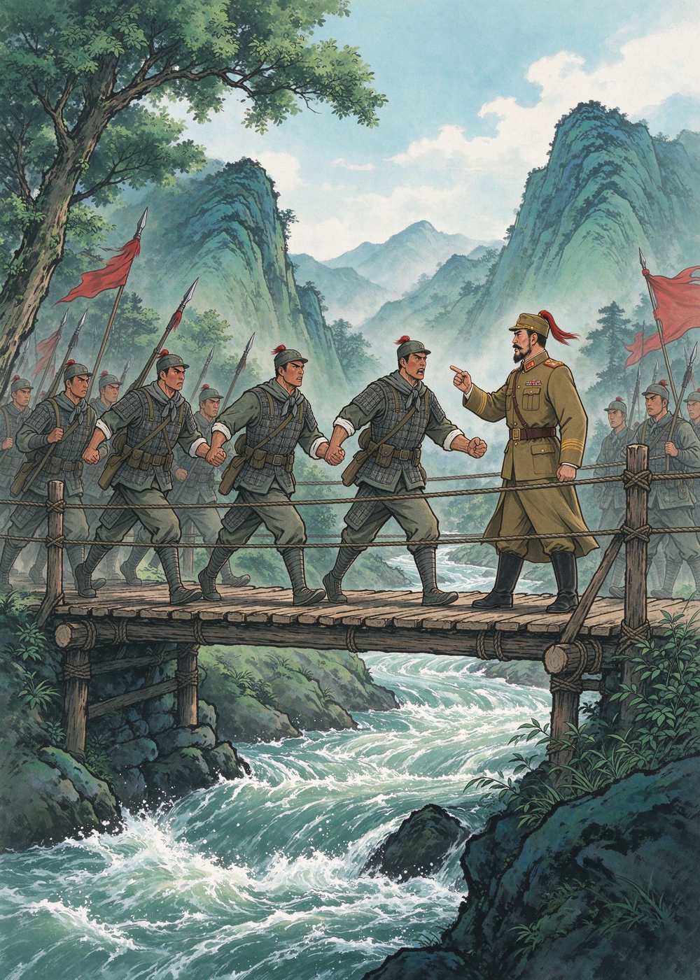 路好难走啊,可是大家一想到皇帝的心愿,就又有了力气。