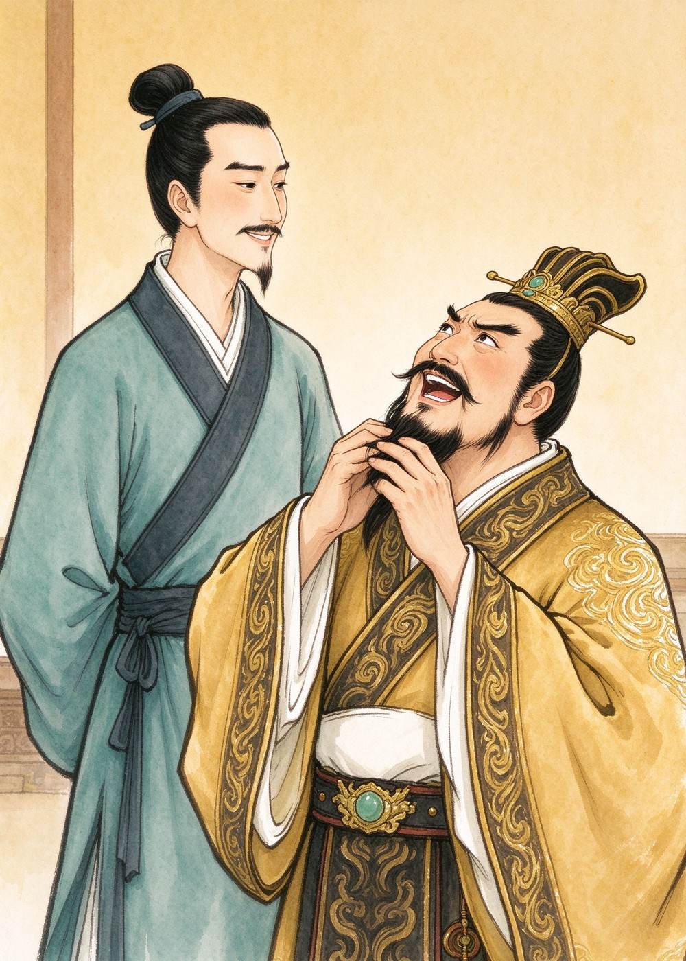 魏王笑了:"你的箭术有这么神吗?"
