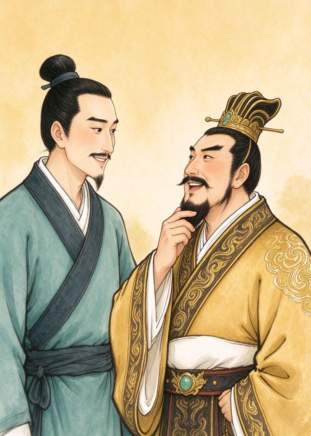 魏王听了,连连点头:"原来如此!"
