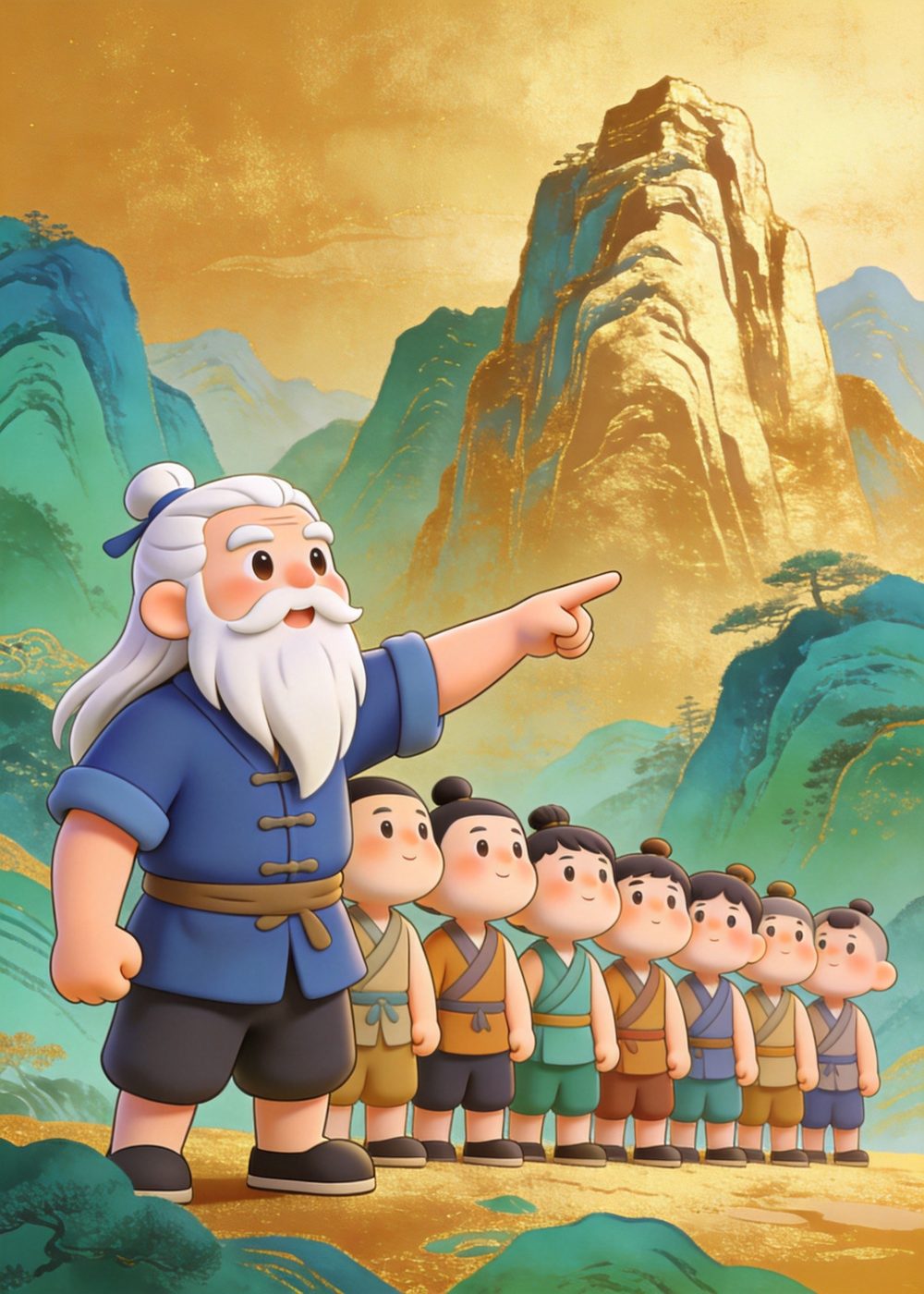 "子子孙孙挖下去没有穷尽，可山不会再长高呀！"