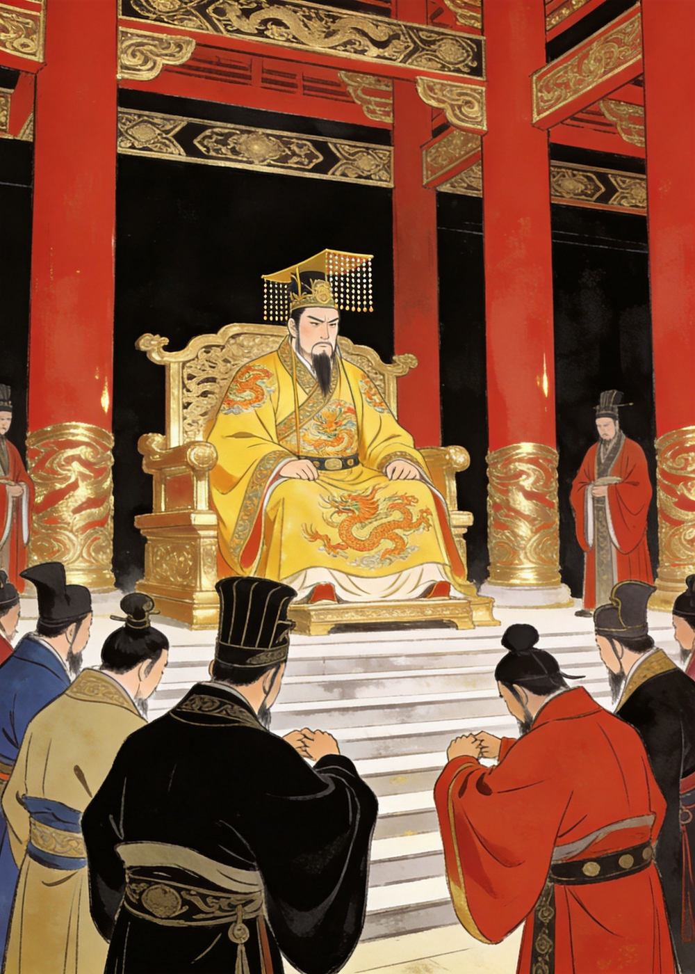 战国时，魏国常常受到秦国的欺负，魏王愁得坐立不安。