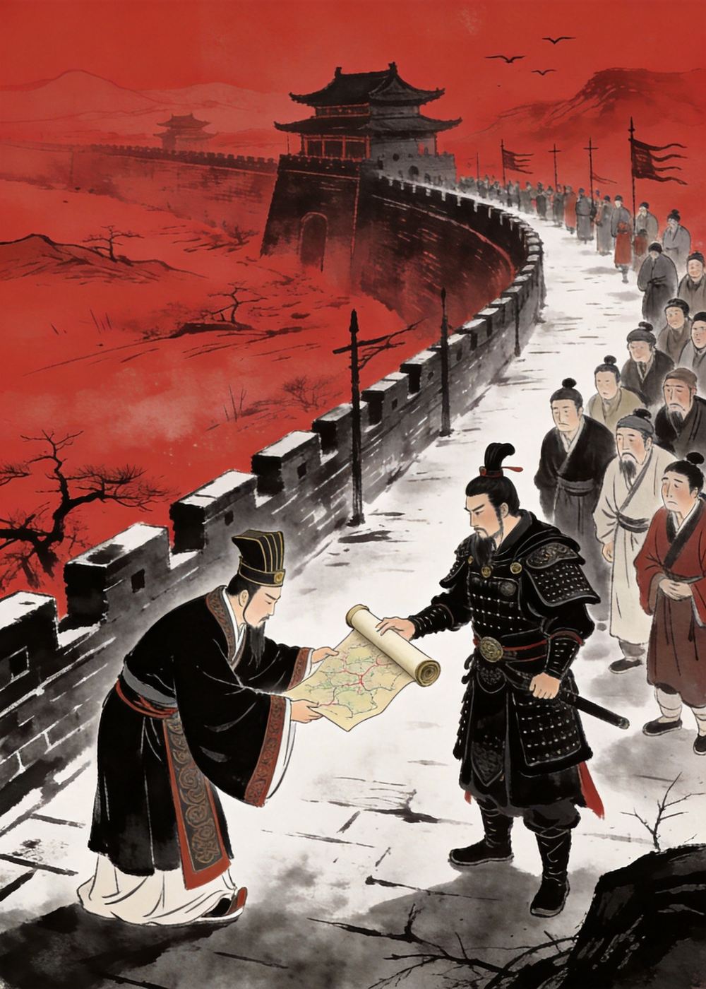 可秦国得到了土地，不仅没有知足，反而得寸进尺，又想要更多。