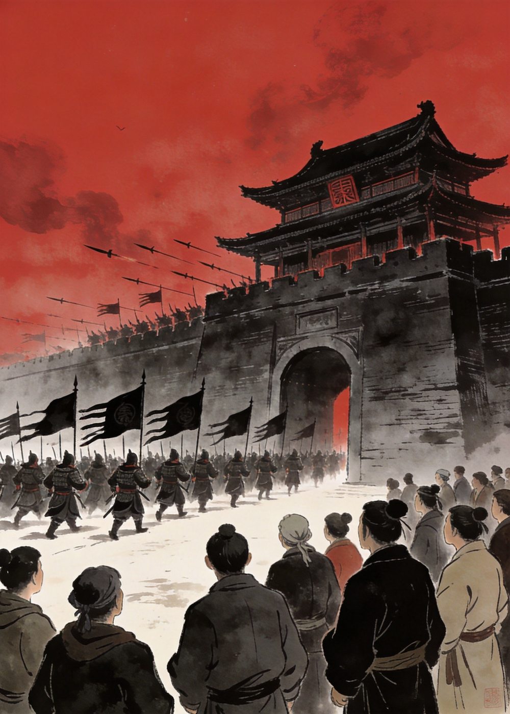 谁知秦国收下土地，根本不打算收手，反而继续大举进攻。