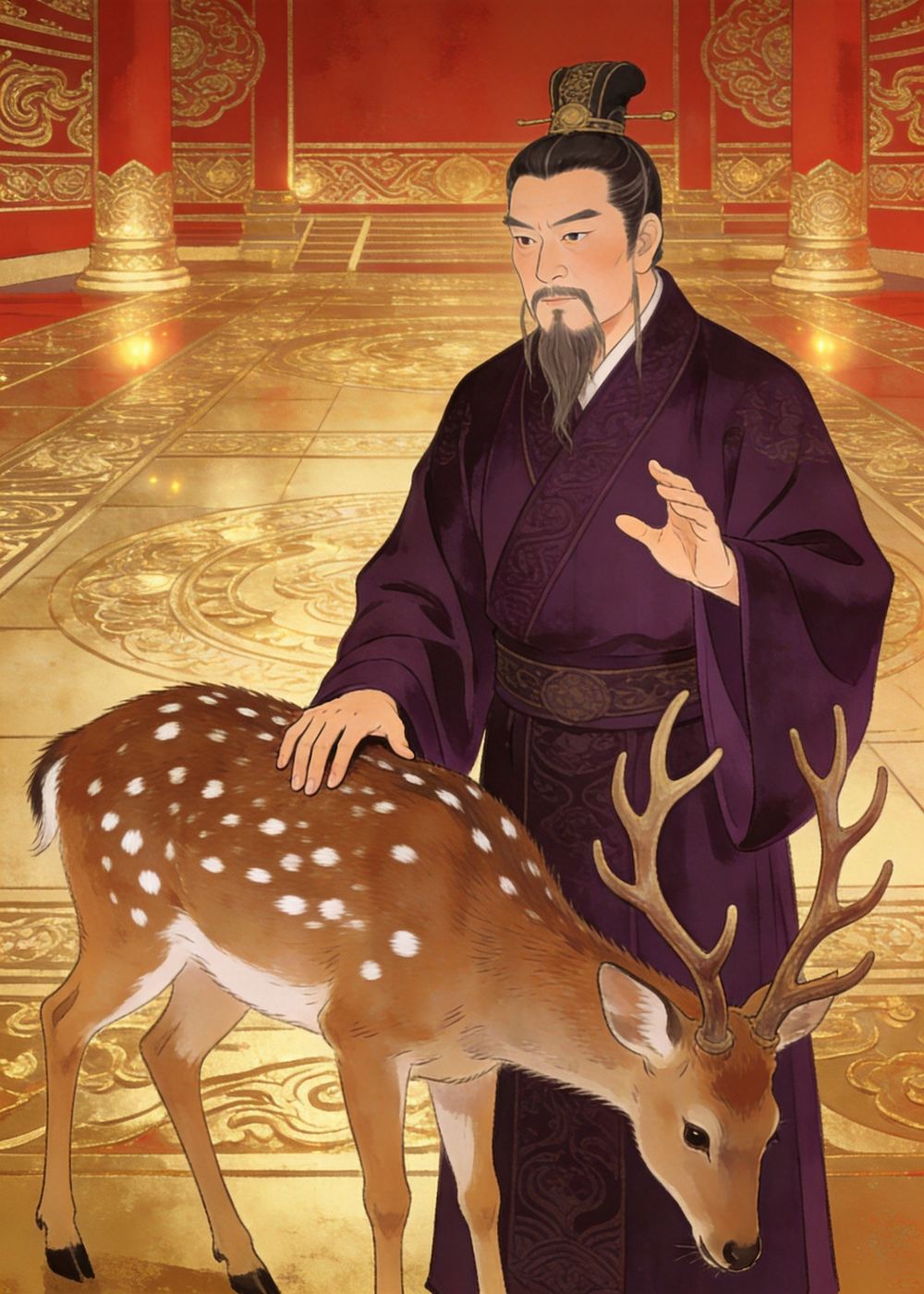 这怎么会是鹿呢？这分明是一匹千里马呀。