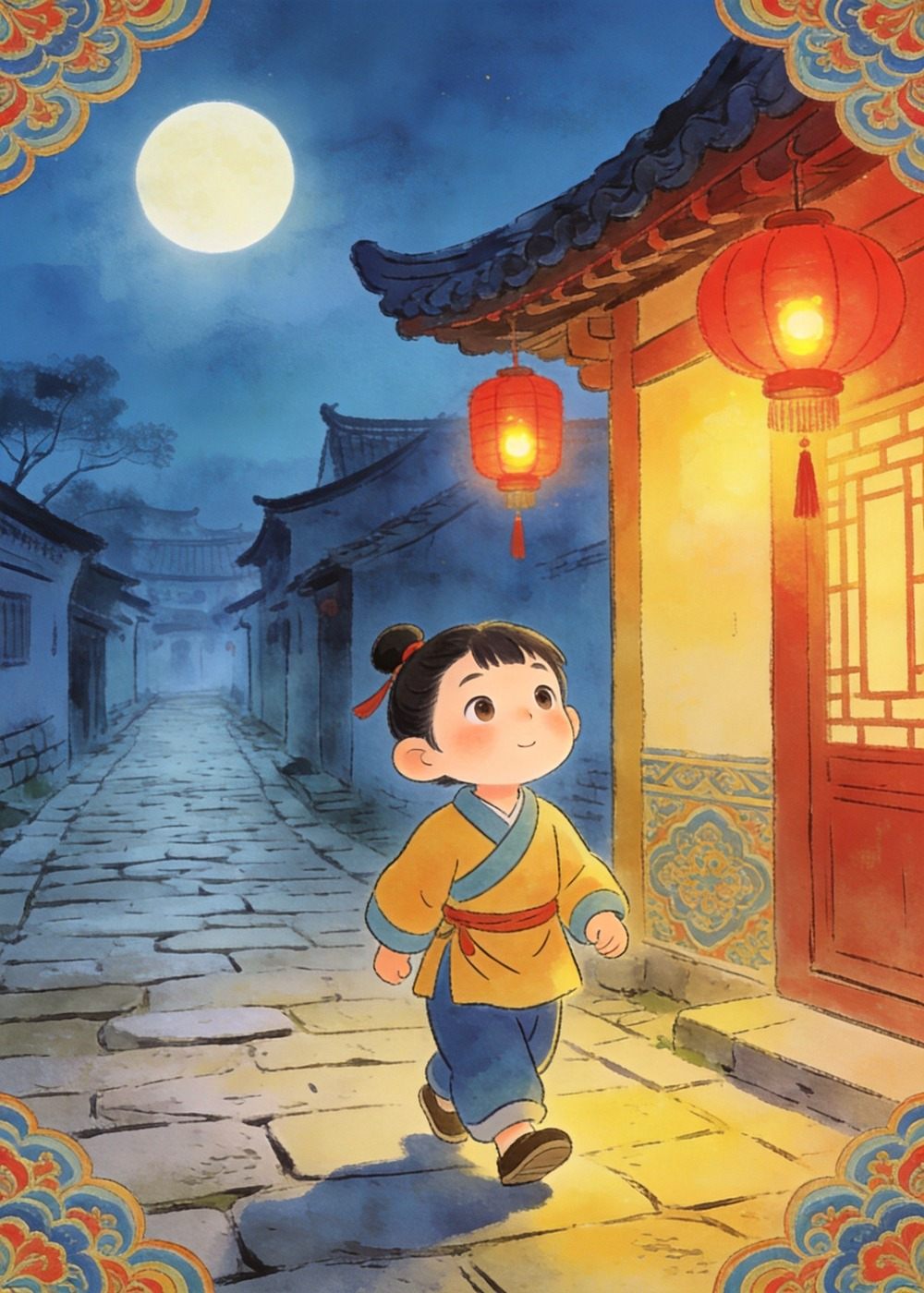 很久以前，楚国的小镇上住着一个贪心的小偷。