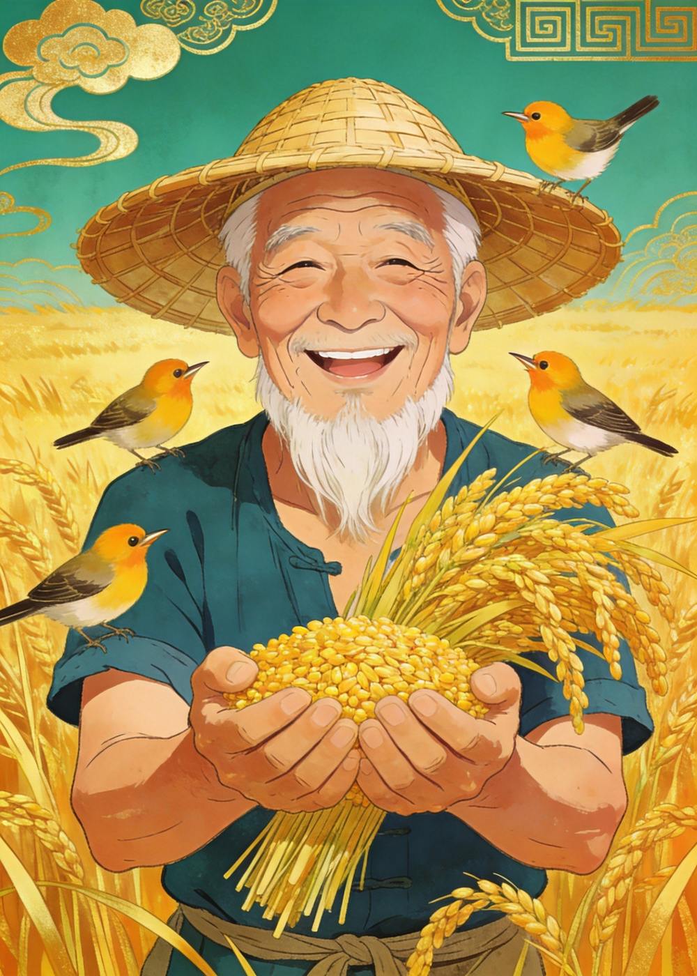 老农夫这才明白：做事要顺着规律，急不得也催不来。