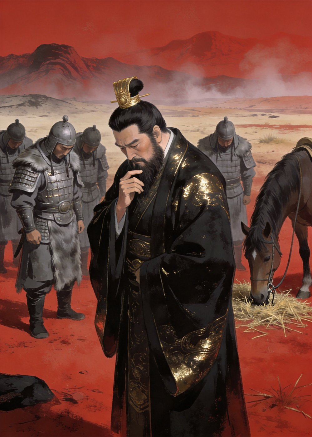 他眉头一皱，计上心来，想到了一个绝妙的主意。