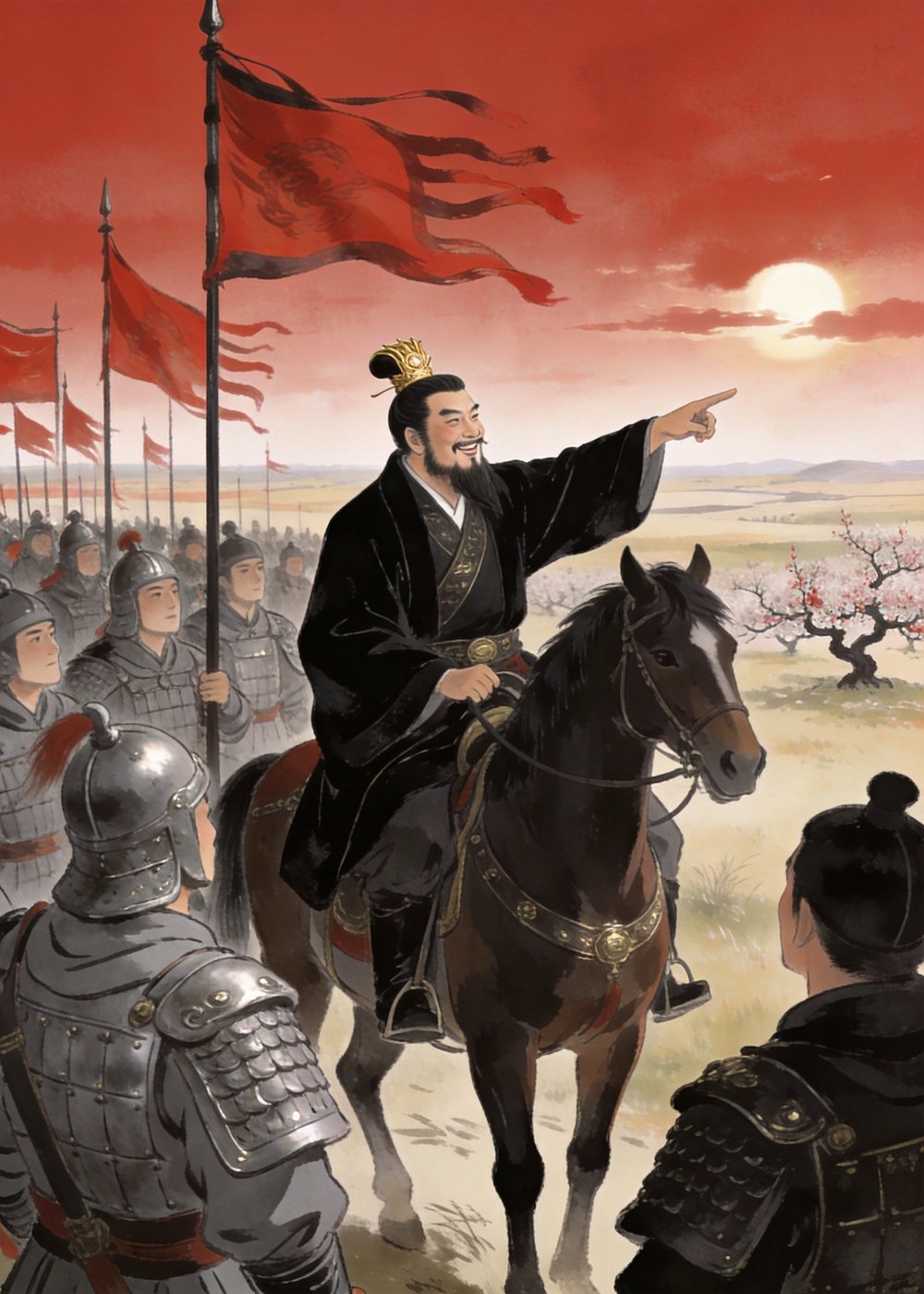 那梅子又大又酸，能解渴又顶饿！