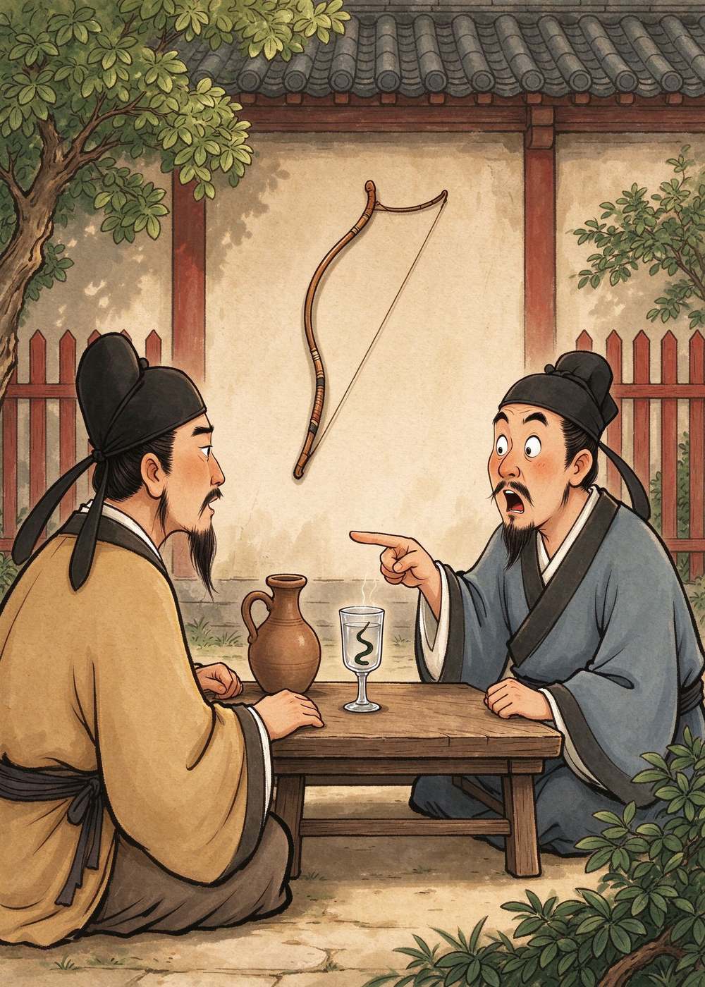 杯弓蛇影