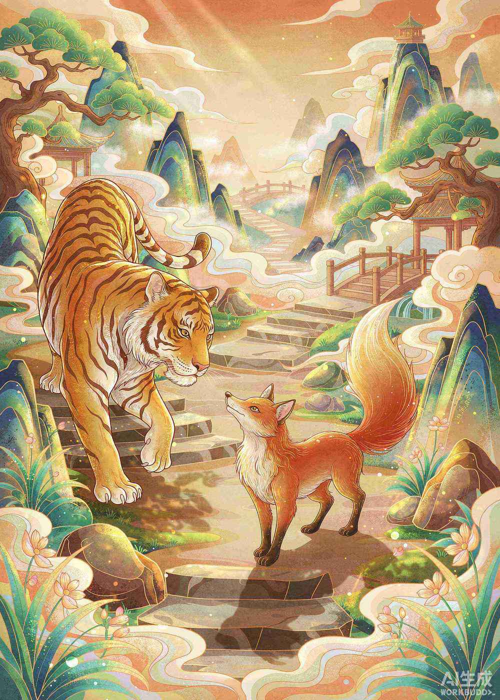 老虎连忙点头,还恭恭敬敬地给他让开了路。