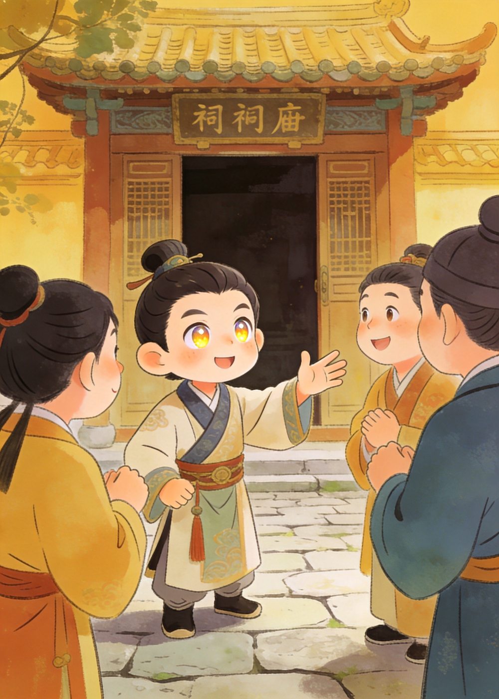 一个机灵的门客说:"咱们比画蛇,谁先画好谁喝酒!"