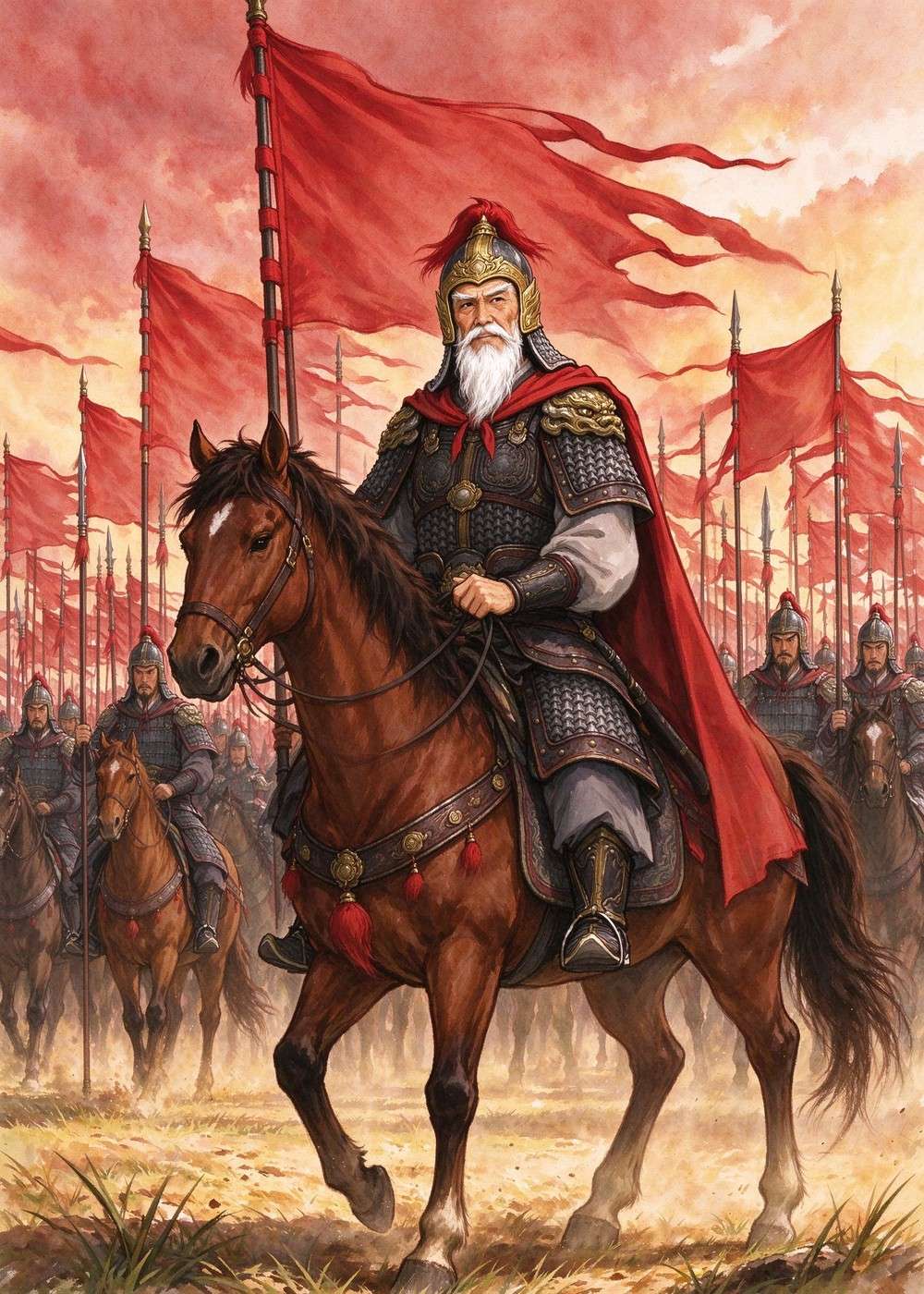 战国时，赵国有个大将叫赵奢，很会打仗。