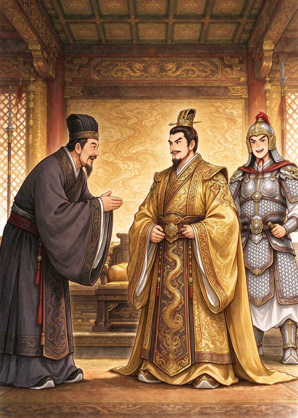 赵王想换一个年轻的大将，就派人推荐了赵括。
