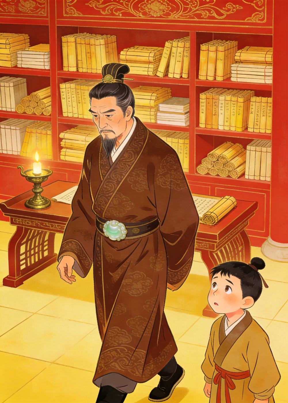 随从很不理解，问蔺相如为什么要这样忍让。
